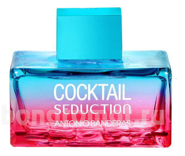 Blue Seduction Cocktail Woman