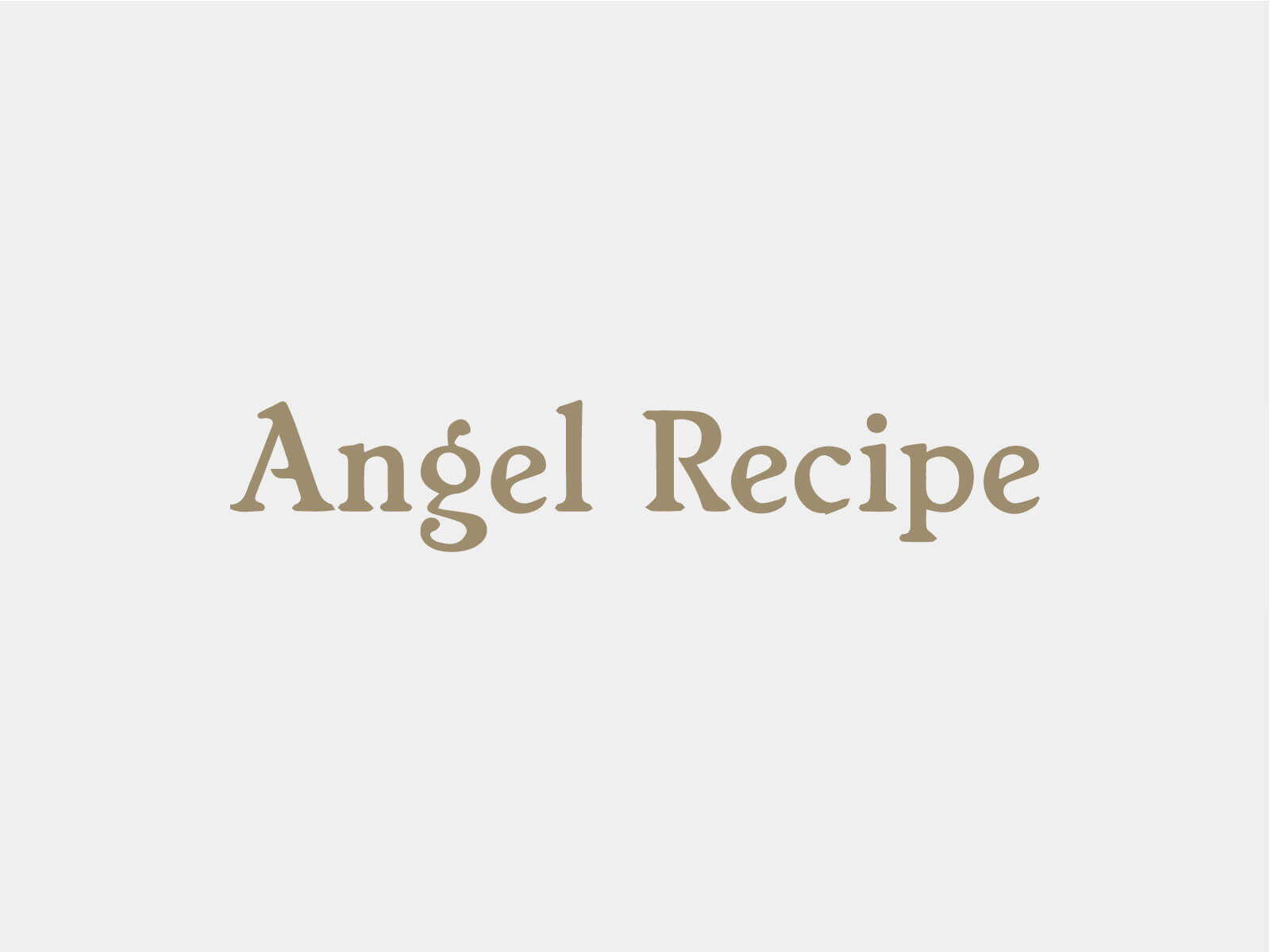 Angel Recipe