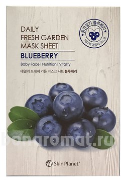        Skin Planet Daily Fresh Garden Mask Sheet Blueberry