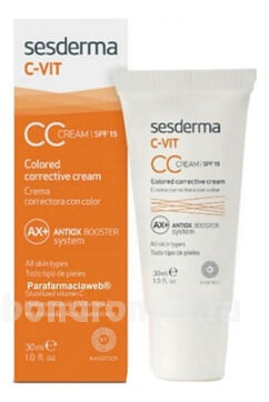 CC     C-VIT Crema Correctora Con Color SPF15