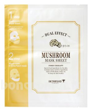         Dual Effect Mushroom Mask Sheet