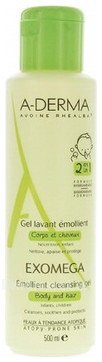      2  1 Exomega Gel Lavant Emollient Corps et Cheveux