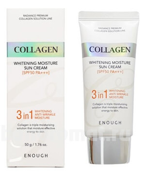        Collagen 3 in1 Whitening Moisture Sun ream SPF50 PA