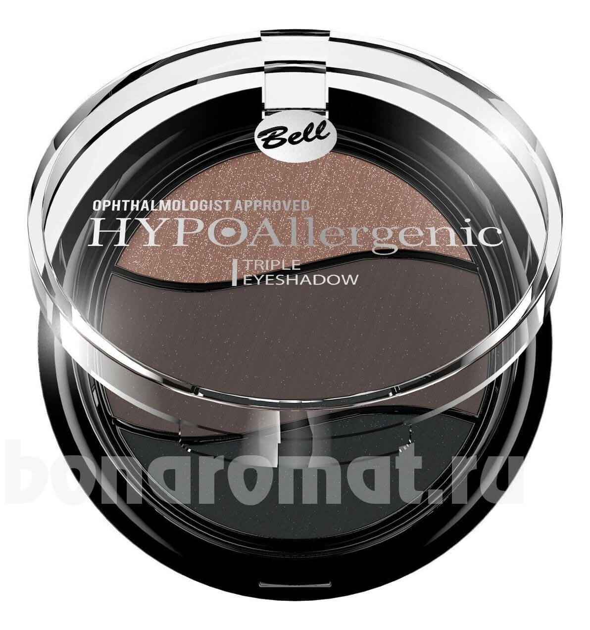     Hypoallergenic Triple Eyeshadow