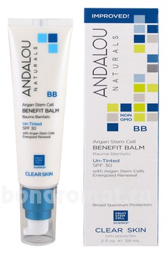  BB -     Clear Skin BB Argan Stem Cell Benefit Balm Un-Tinted SPF30