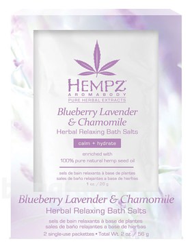     Blueberry Lavender & Chamomile Herbal Relaxing Bath Salts (,    )