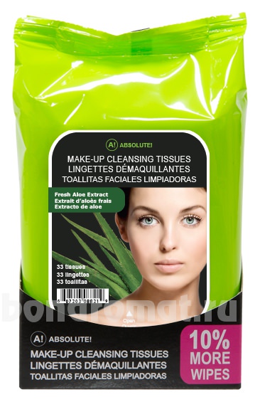     Make-Up Cleansing Tissues Fresh Aloe