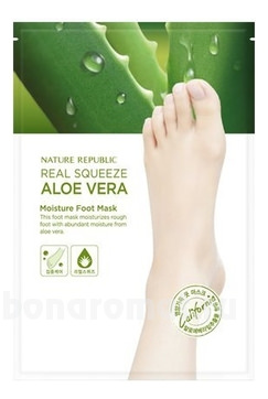        Real Squeeze Aloe Vera Moisture Foot Mask