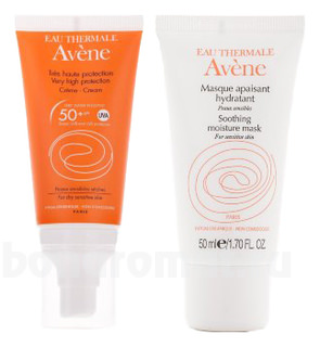    (  Very High Protection Cream SPF50   Soothing Moisture Mask)