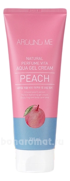 -   Around Me Natural Perfume Vita Aqua Gel Cream Peach
