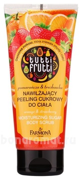      Tutti Frutti Orange & Strawberry Moisturizing Sugar Body Scrub