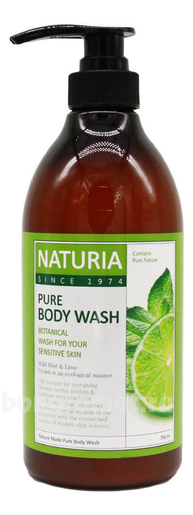       Naturia Pure Body Wash Wild Mint & Lime