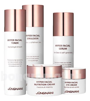      Jungnani Hyper Facial Premium Skinare 5 ( +  50 +      30 +  120 +  120)