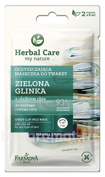     Herbal Care Green Clay Face Mask  ( )