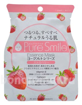       c  Pure Smile Strawberry Yogurt Essence Mask