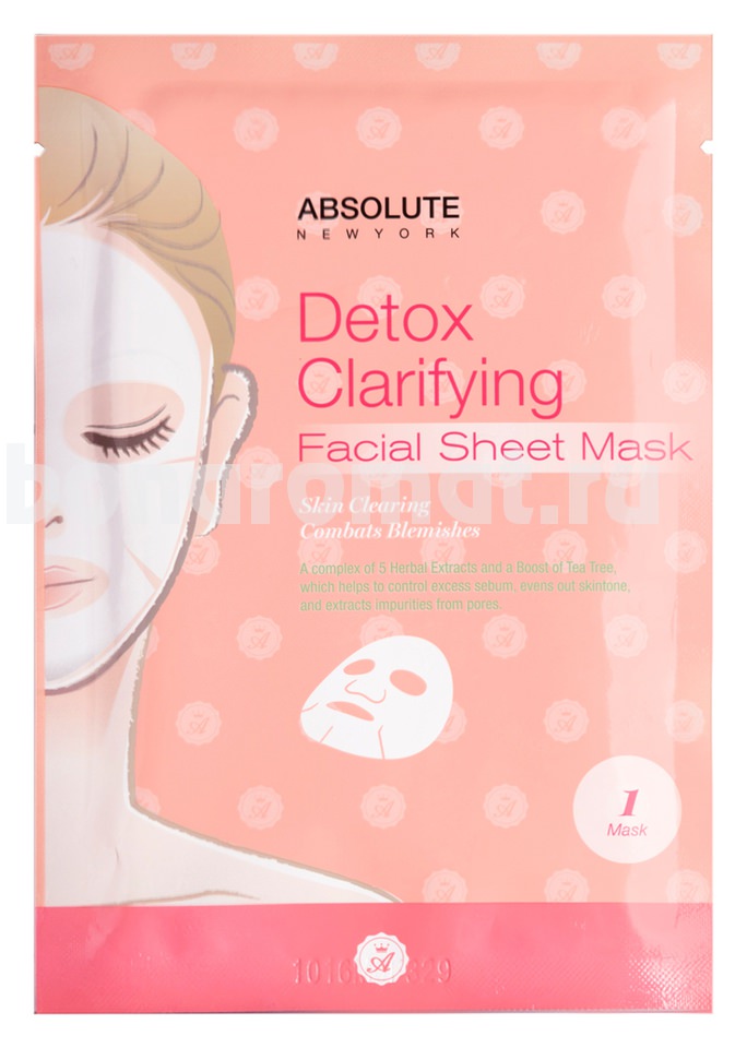      Absolute Detox Clarifying Facial Sheet Mask