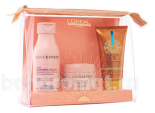    Vitamino Color + Mythic Oil Summer Travel Set ( +  75 +   50)