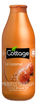 -     Gourmet Shower Gel And Bath With Milk Caramel