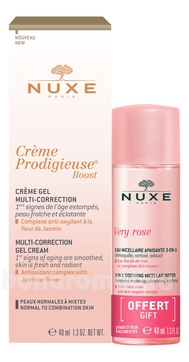  (-   Creme Prodigieuse Boost +   3  1 Very Rose Eau Micellaire Apaisante)