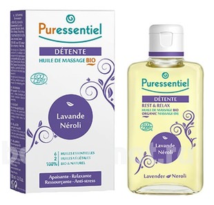       Detente Huile De Massage Bio Lavande Neroli