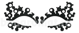    Darling Dotters Eye Lace Doddles Black