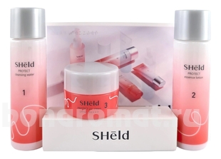    Sheld Protect (  Cleansing Water + - Essence Lotion +   UV Cream SPF32 PA+++ 8)