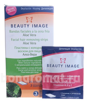      (  Bandas Faciales A La Cera Fria 24     Toallita Post-Depilacion 2)
