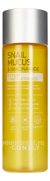 -      Snail Mucus & Niacinamide Repair Toner-Essence