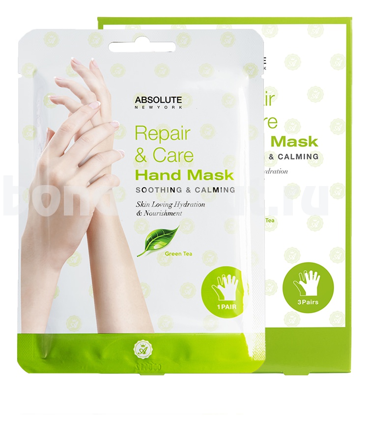 -       Repair & Care Hand Mask Soothing & Calming Green Tea