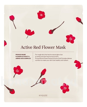          Active Red Flower Mask
