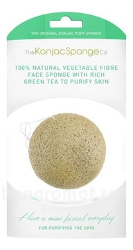            Facial Puff Konjac Sponge Green Tea (-)