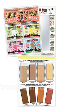 The balm палетка для макияжа highlite n con tour palette