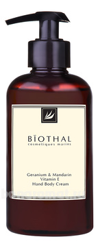        Geranium & Mandarin Vitamin E Hand Body Cream
