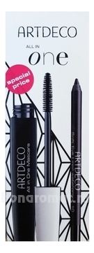  All In One (   All In One Mascara +     Soft Eye Liner Waterproof 1,2)