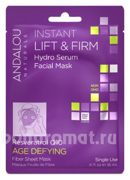 -    Age Defying Instant Lift & Firm Hydro Serum Facial Mask Resveratrol Q10