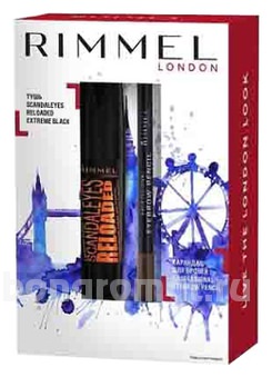  ( / Scandaleyes Reloaded Extreme Black  / Professioal Eyebraw Pencil)