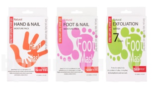   Foot Mask Natural ( / Exfoliation Within 7 Days   / Foot and Nail Moisture Pack   / Hand and Nail Moisture Pack )