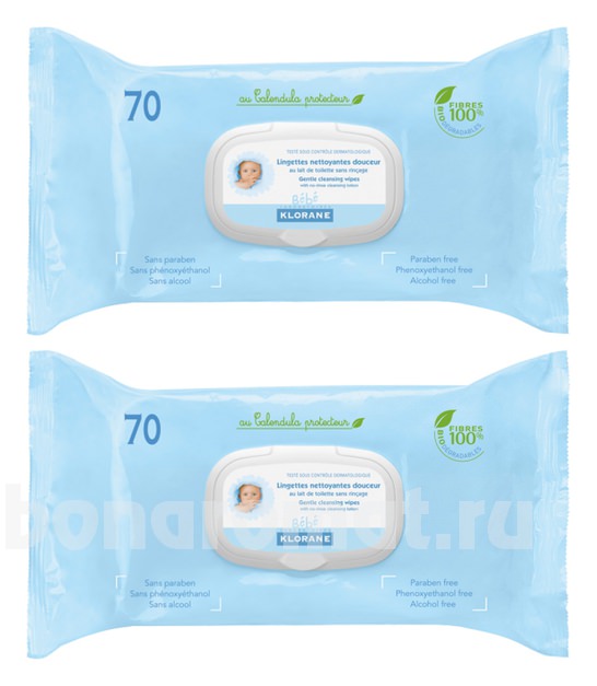   Bebe Lingettes Nettoyantes