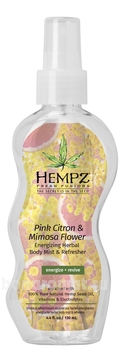        Pink Citron & Mimosa Flower Herbal Body Mist & Refresher