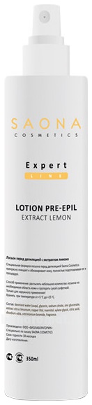       Expert Line Lotion Pre-Epil Extract Lemon