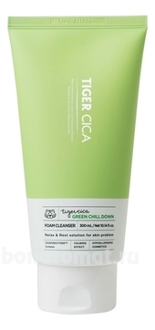         Tiger Cica Green Chill Down Foam Cleanser