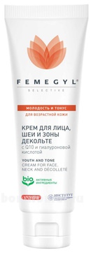   ,        Youth And Tone Cream For Face, Nack And Decollete