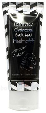 -      Charcoal Black Head Peel-Off Nose Pack