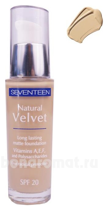     Natural Velvet Longlasting Matte Foundation SPF20