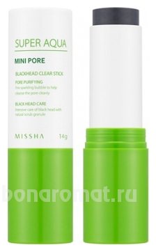  -     Super Aqua Mini Pore Black Head Clear Stick