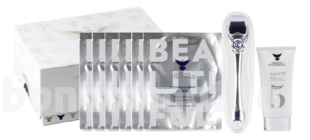     ( Micro Needling Roller 1 + - Beautiful Botanical & Marine Complex Hydrogel Mask 6 +  Cuticle Recovering ream)