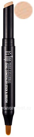    Top Professional Dual Concealer Stick & Brush 2,2