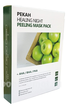     AHA BHA PHA  Healing Night Peeling Mask Pack