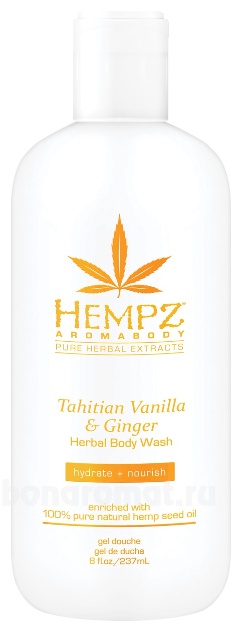    Tahitian Vanilla & Ginger Herbal Body Wash