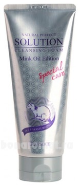       8  1 Natural Perfect Solution Cleansing Foam Mink Oil Edition